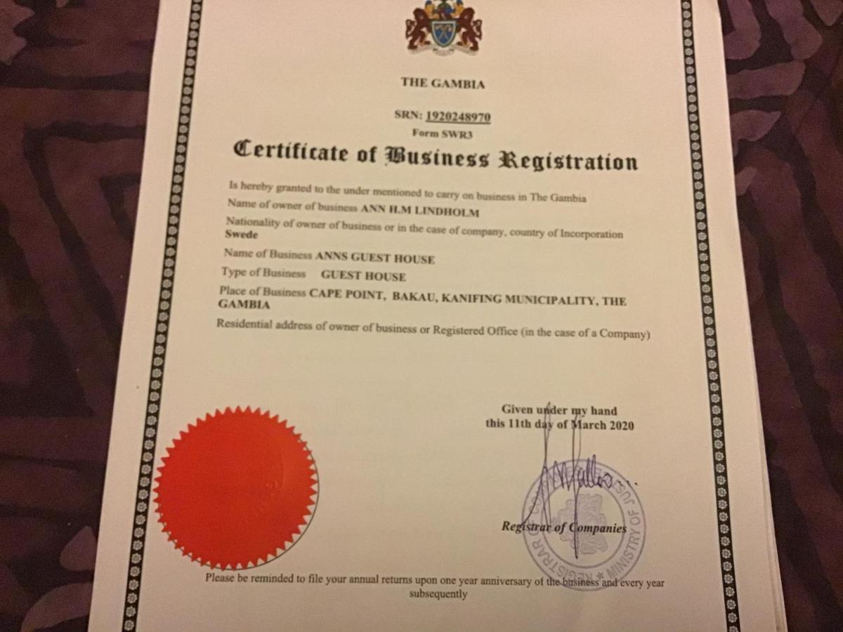 Anns Guesthouse Bakaugambia Kültér fotó